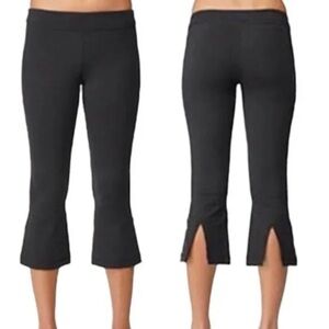 Lululemon Boogie Crop Flare Leggings Back Slits 90s Y2K Size 4 Yoga Pants High S